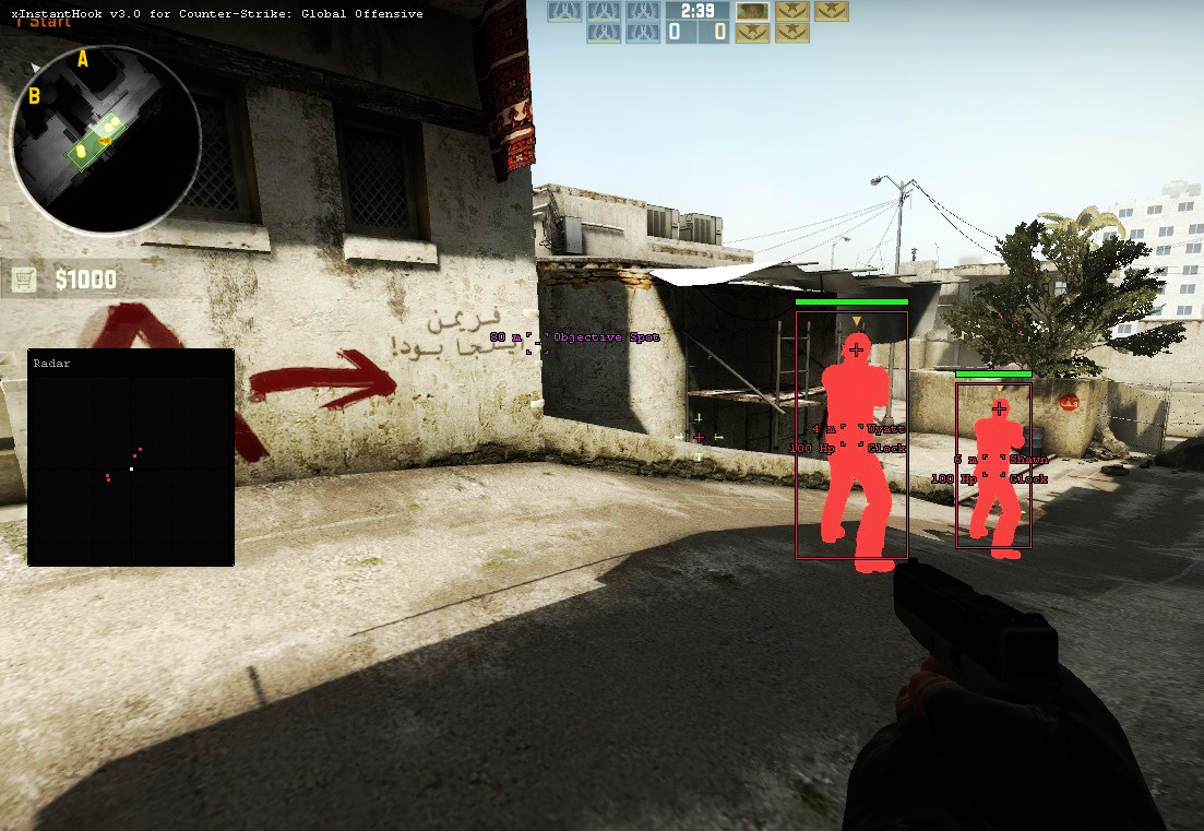 Лучший чит X22 XINSTANTHOOK для CS:GO