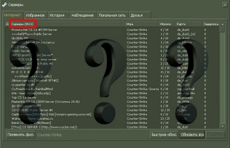 Для тех, у кого Steam/NonSteam не ищет сервера